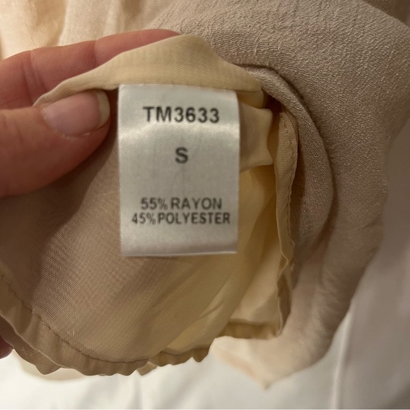 THML Cream and Blue Boho Patterned Halter Dress Sz S NWT - Picture 5 of 12